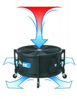 Black max axial carpet dryer air flow