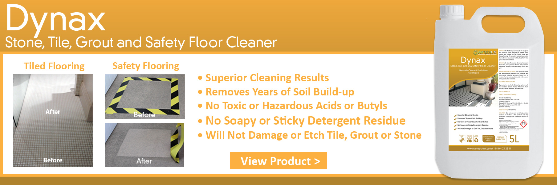 Dynax Tile, Grout & Stone Cleaner