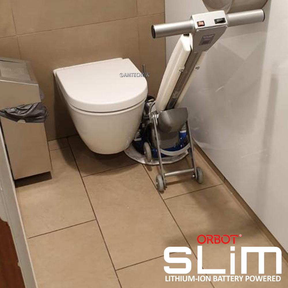 The ORBOT SLiM great for cleaning in confined areas