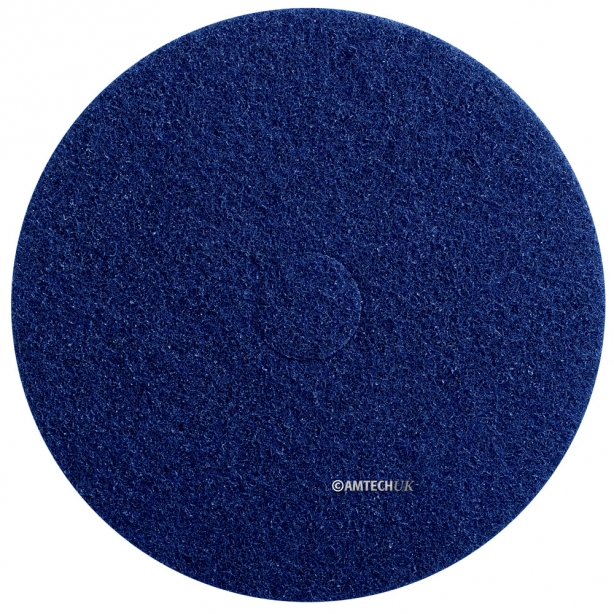 17" Blue Deep Scrub Floor Pads (Box of 5)