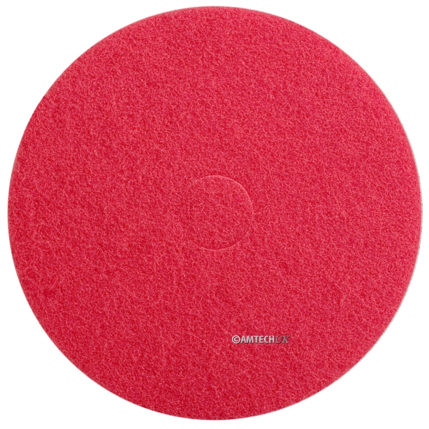 17" Red Light Cleaning Floor Pads (Box of 5)