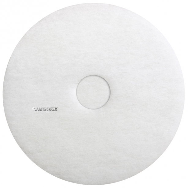 17" White Lightining Floor Polishing Pad