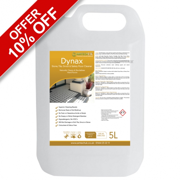Dynax Tile, Grout & Stone Floor Cleaner, Microsplitter