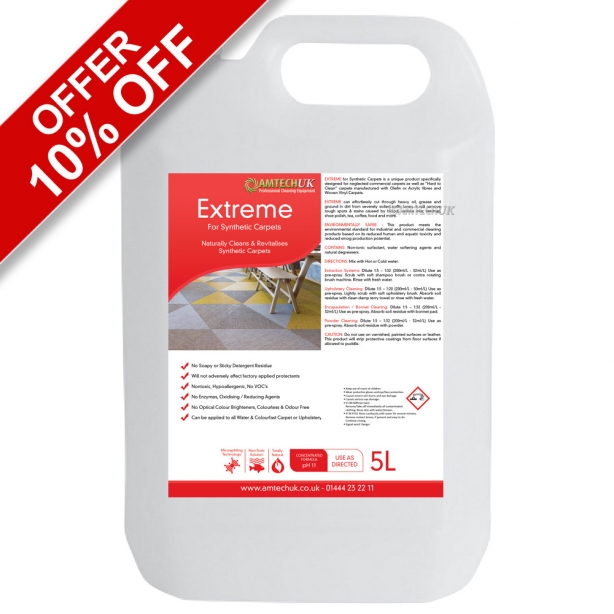 Extreme for cleaning synthetic carpets