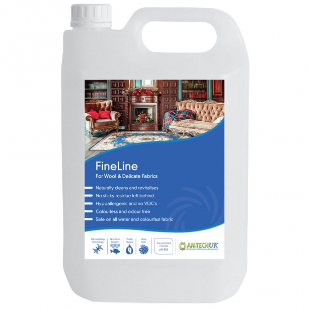 FineLine wool carpet and upholstery cleaner.