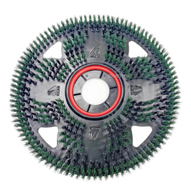 17" Green Malish Flex Scrub Brush / Pad