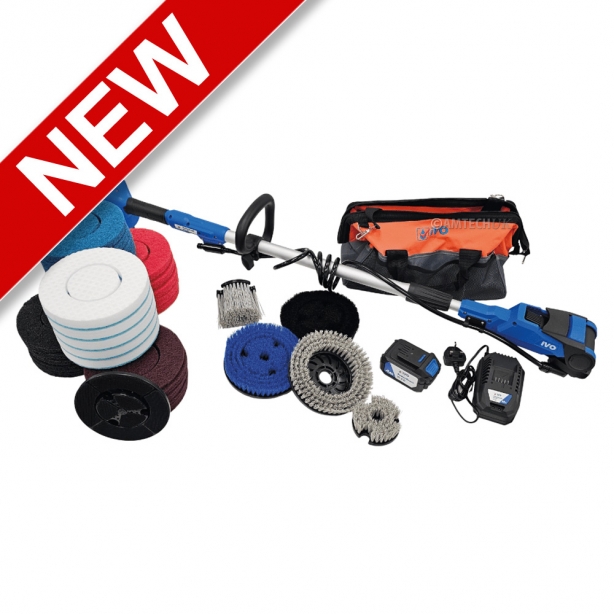 iVO PowerBrush XL 2.0 Vortex Cleaning Battery Powered Brush Amtech UK