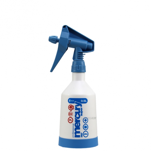 Kwazar Mercury Pro Trigger Sprayer, 0.5 Litre, Blue