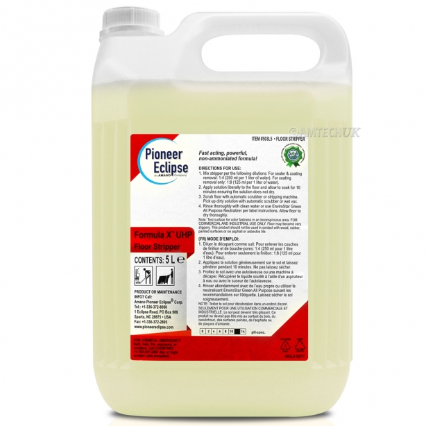 Formula X UHP Floor Stripper
