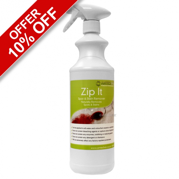 Zip It Spot And Stain Remover For Carpets