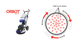 Orbot cleans floors in all directions